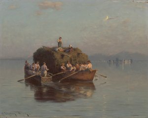Bateau de foin sur le Chiemsee