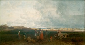 Récolte de pommes de terre en Chiemgau - Joseph Wopfner