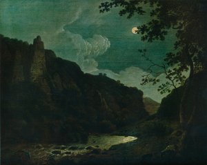 Dovedale au clair de lune, 1784
