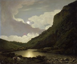 Matlock Tor au clair de lune, vers 1777-80