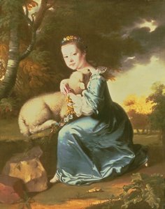 Mademoiselle Frances Warren, début des années 1760 - Joseph Wright of Derby