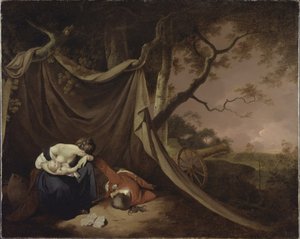 Le Soldat mort, vers 1789 - Joseph Wright of Derby