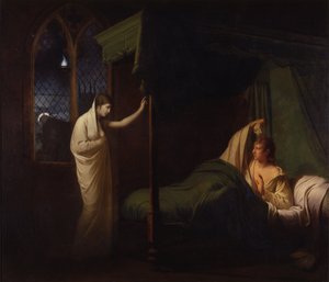 William et Margaret tirés des "Reliques of Ancient English Poetry" de Percy - Joseph Wright of Derby