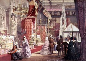 Grande Exposition : Cour Médiévale, conçue par Pugin, 1851 - Joseph after Nash
