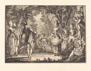 Danse campagnarde - Joseph de Longueil after Charles Eisen