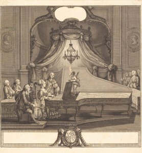 Le concert mécanique - Joseph de Longueil after Charles Eisen