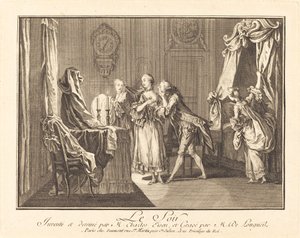 Le soir - Joseph de Longueil after Charles Eisen
