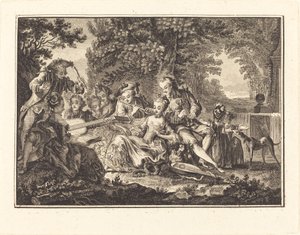 Concert Rural - Joseph de Longueil after Charles Eisen