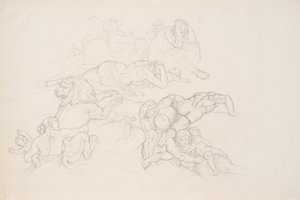 Scène du déluge - Joseph von Fuhrich