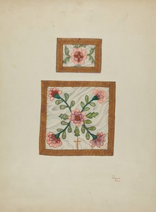Bourse et voile de calice, vers 1940 - Josephine C. Romano