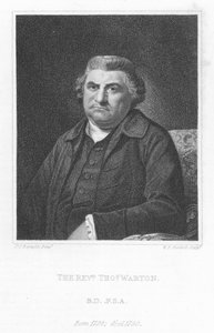 Le révérend Thomas Warton, historien littéraire anglais, critique et poète - Joshua (after) Reynolds