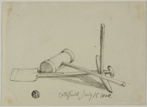 Maillet, pioche et pelle - Joshua Cristall