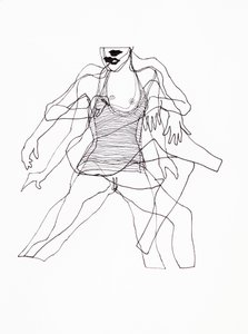 Femme dansant (abstrait) - Joshua Hoskins