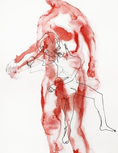Étreinte rouge
