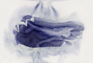 Abstrait indigo doux