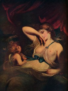 Une nymphe et Cupidon : Le Serpent dans l