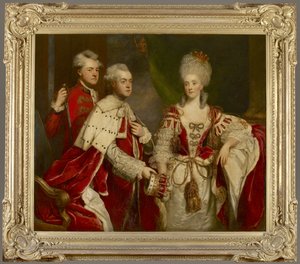 George, 2e comte Harcourt, sa femme Elizabeth et son frère William, 1780 - Joshua Reynolds