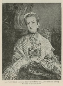 Lady Caroline Lennox, Première Baronne Holland - Joshua Reynolds