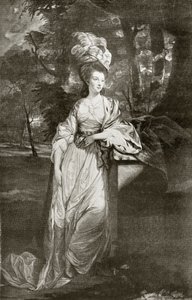 Mary Isabella Somerset, Duchesse de Rutland, gravée par Valentine Green, de 