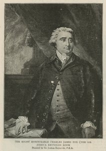Le très honorable Charles James Fox - Joshua Reynolds