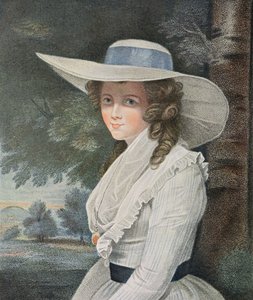 La très honorable comtesse Spencer (d.1831) gravée par Francesco Bartolozzi, publiée par E.M. Diemar, 1787 (gravure au pointillé) - Joshua Reynolds