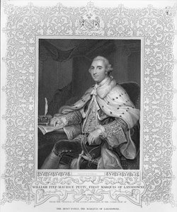 William Fitz-Maurice Petty, premier marquis de Lansdowne, gravé par H. Robinson - Joshua Reynolds