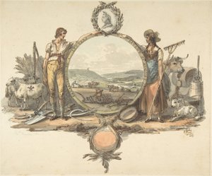 Conception pour un frontispice - Josiah Boydell