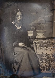 Harriet Beecher Stowe, années 1850. Créateurs : Josiah Johnson Hawes, Albert Sands Southworth - Josiah Johnson Hawes, Albert Sands Southworth