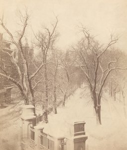 Scène de neige à Boston Common - Josiah Johnson Hawes