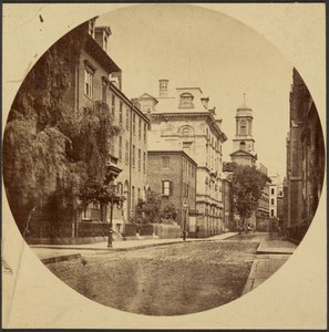 La rue Chauncy depuis Exeter Place - Josiah Johnson Hawes