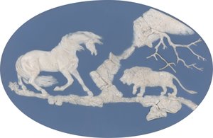 Cheval effrayé par un lion (Épisode A) - Josiah Wedgwood