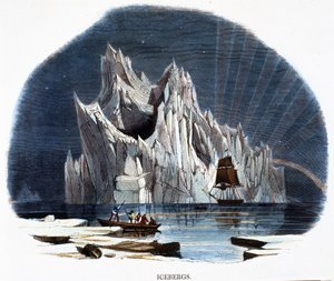 Icebergs, de Phénomènes de la Nature, 1849 - Josiah Wood Whymper