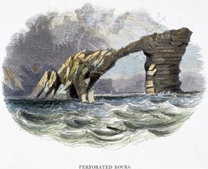Rochers Perforés, de Phénomènes de la Nature, 1849 - Josiah Wood Whymper
