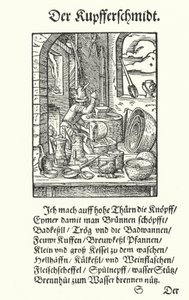 Le chaudronnier (gravure) - Jost (after) Amman