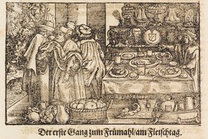 Un nouveau livre de cuisine par Marx Rumpolt. Le premier livre de cuisine illustré allemand, 1604