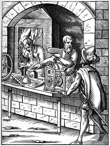 Horloger, 16e siècle - Jost Amman