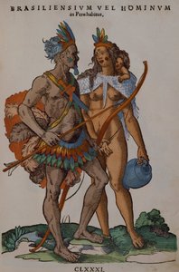 Coutumes des habitants du Brésil - Jost Amman