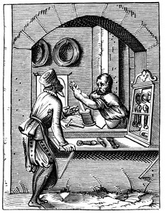 Travailleur de fil de fer, 16ème siècle