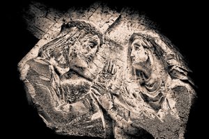 Jésus et Marie, de la série Stations de la Croix 2015 (photographie) - Joy Lions