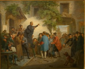 Dans une auberge - Élection à Gand en 1830