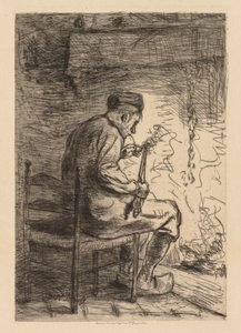 Le Fumeur - Jozef Israëls
