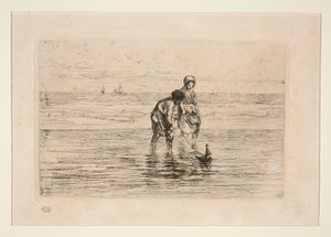 Enfants sur la plage - Jozef Israëls