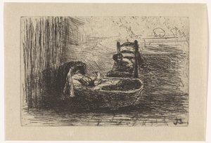 Enfant dans un berceau - Jozef Israëls