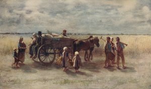Récolte de pommes de terre, 1844, vers 1915