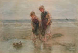 Naviguer le bateau - Jozef Israëls