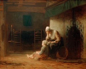 La veille de la séparation - Jozef Israëls
