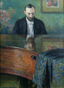 Feliks Jasienski (1861-1929) au piano, 1908 - Jozef Pankiewicz