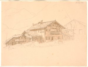 Maison de paysan au Tyrol. St. Mari - Jørgen V. Sonne