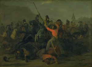 La chute du colonel Boncke Bönnichsen le 6 décembre 1813 lors d