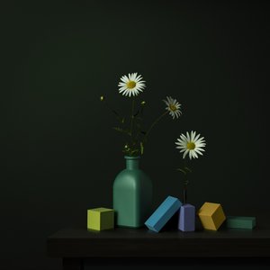Vase « Daisy » à motifs géométriques - Juan Antonio Palacios